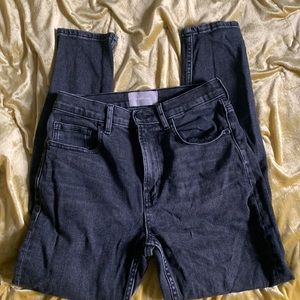 Everlane High Waisted Black Jeans